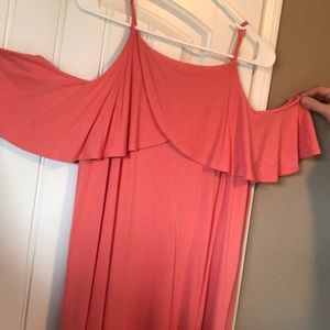 Cold shoulder dress